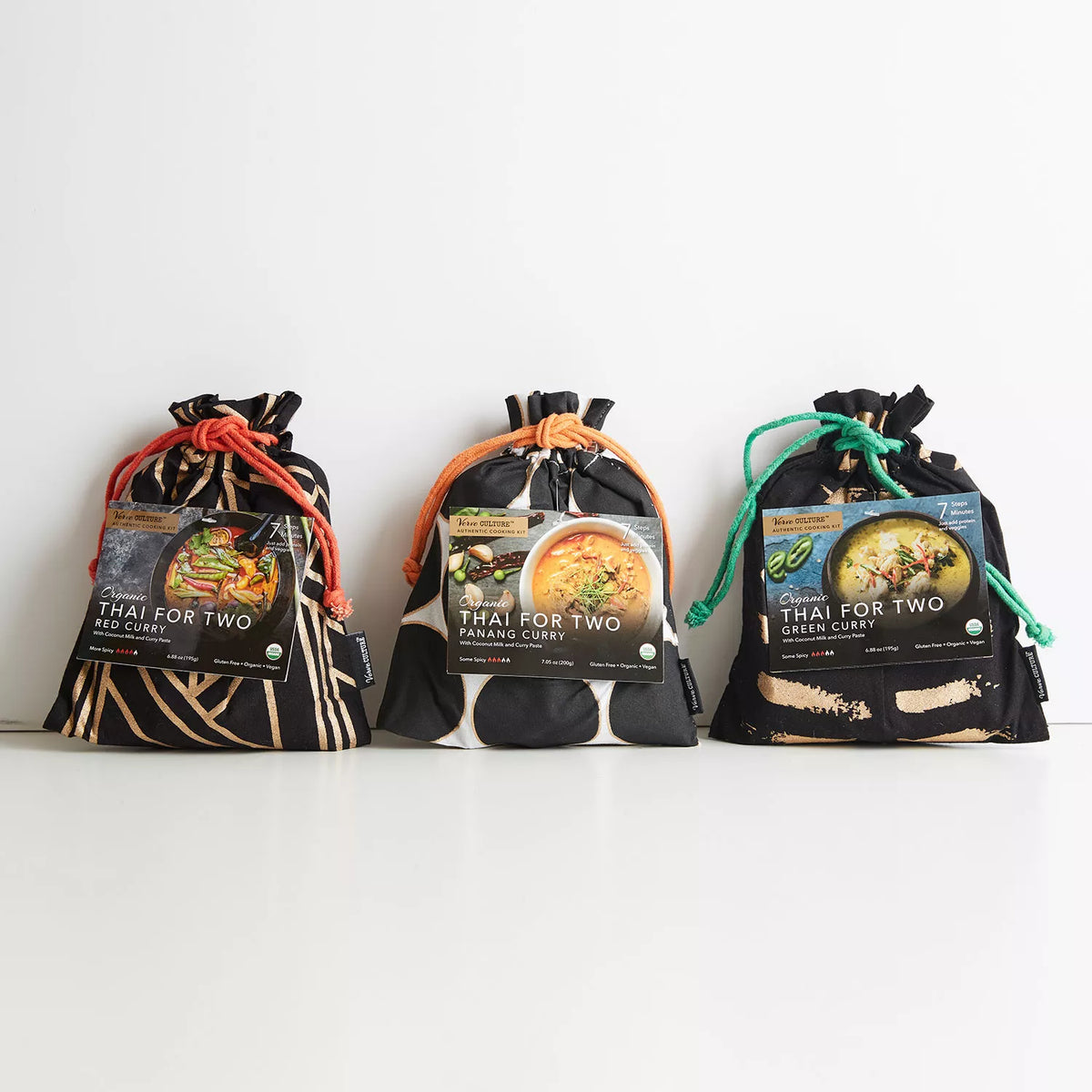Thai for Two, Verve Culture Organic Curry Set of 3