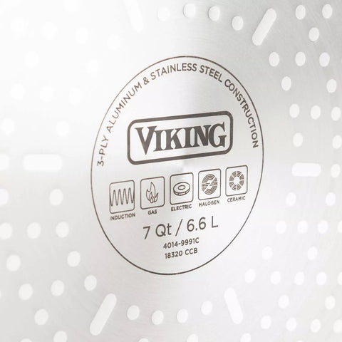 Viking Tri-Ply Black and Copper 11-Piece Cookware Set
