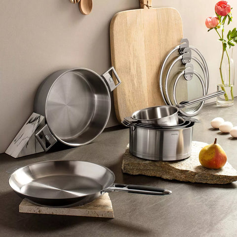 Cristel Strate 11-Piece Cookware Set