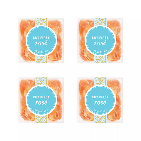 Sugarfina But First, Rosé Roses, Set of 4