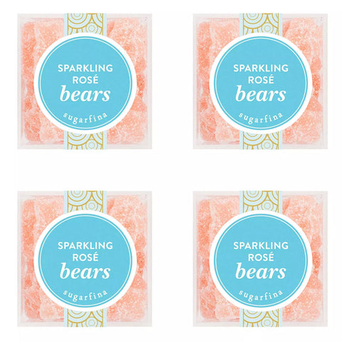 Sugarfina Sparkling Rosé Bears, Set of 4