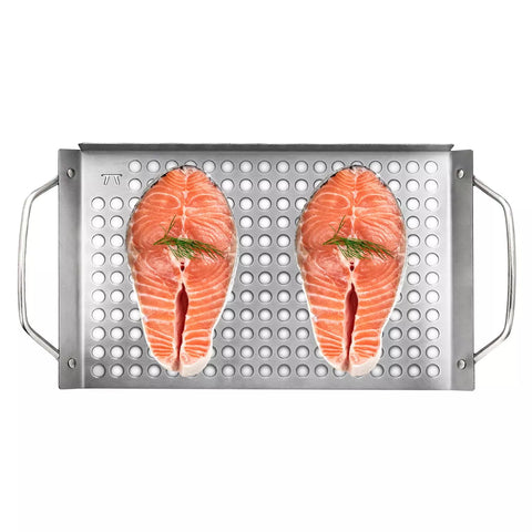 Stainless Steel Grill Grids, Set of 2