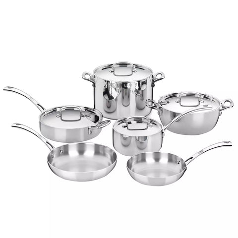 Cuisinart French Classic Stainless Steel 10-Piece Cookware Set