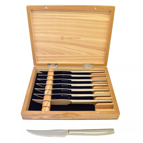 Wüsthof 8-Piece Stainless Mignon Steak Knife Set