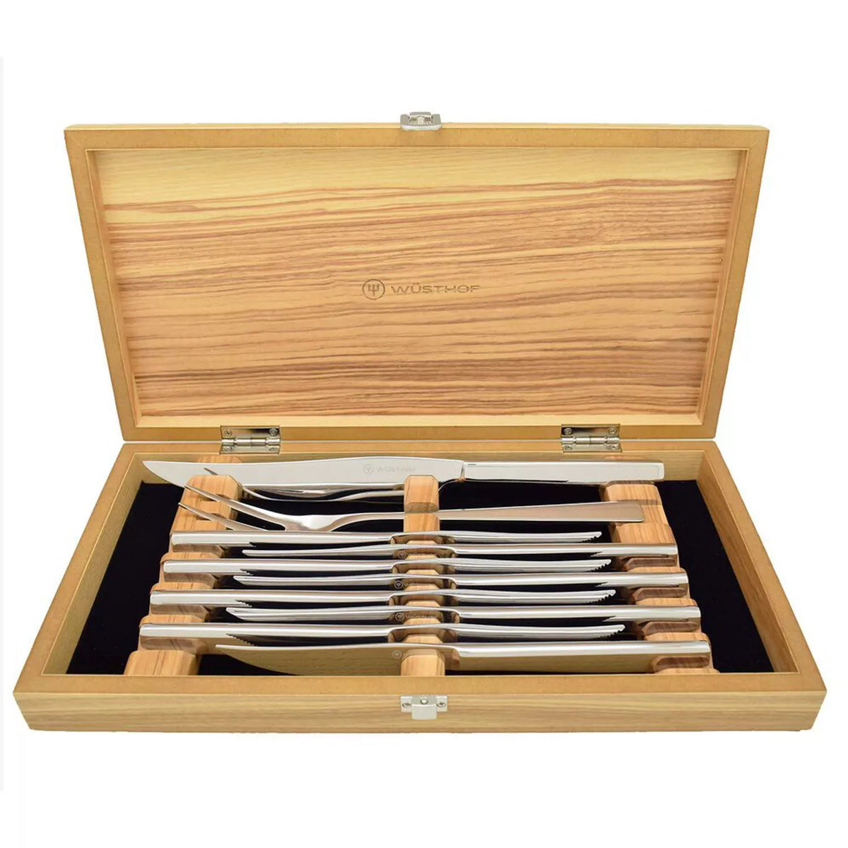 Wüsthof 10-Piece Stainless Mignon Steak & Carving Knife Set