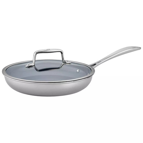 Zwilling Clad CFX Ceramic Nonstick Skillet with Lid, 9.5"