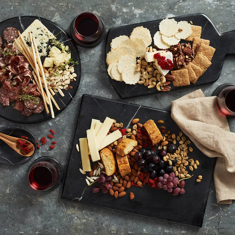 Sur La Table Rectangular Marquina Marble Serving Board