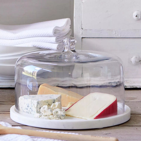 Sur La Table Marble and Glass Cloche