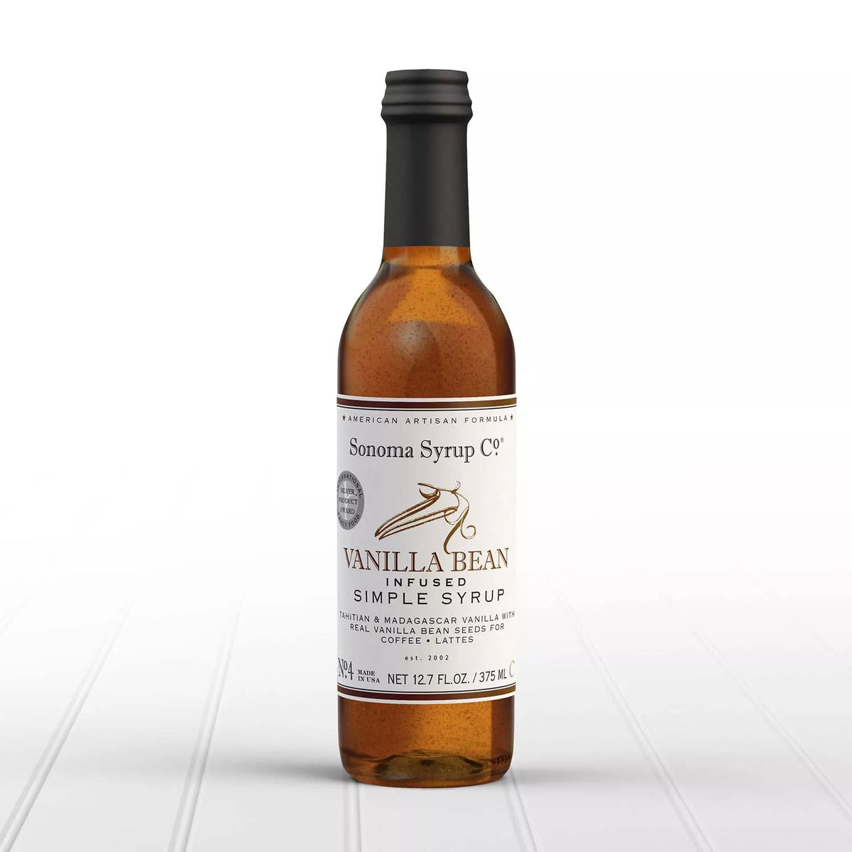 Sonoma Syrup No. 4 Vanilla Bean-Infused Simple Syrup