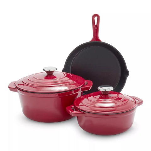 Sur La Table Enameled Cast Iron 5-Piece Set