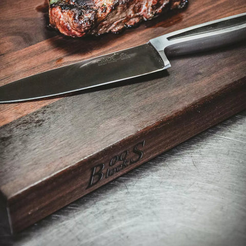 John Boos Walnut Edge Grain Cutting Board with Grips, 20"x15"x1.5"