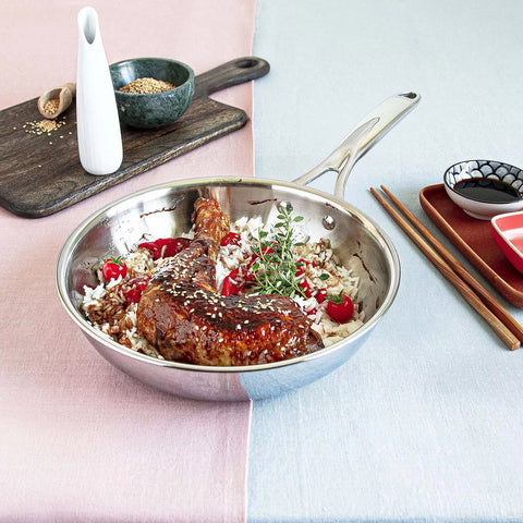 Cristel Castel’Pro 5-Ply Wok, 11"