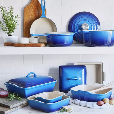 Le Creuset Heritage Stoneware Covered Baker, 4 qt.