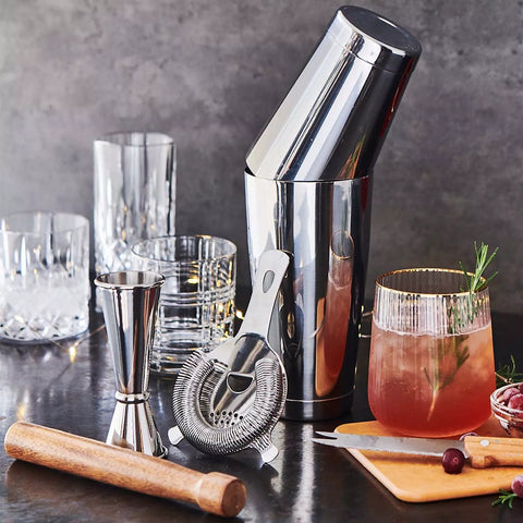 Sur La Table Stainless Steel 6-Piece Bar Tool Set