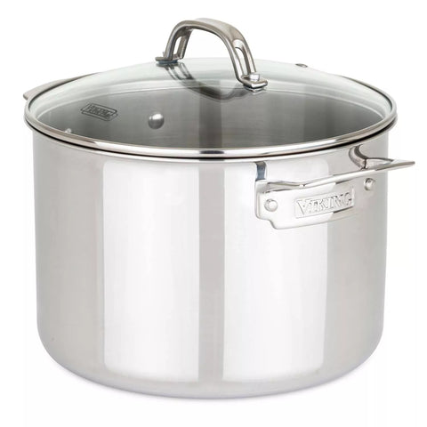 Viking 3-Ply 17-Piece Stainless Steel Cookware Set