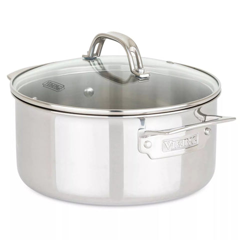 Viking 3-Ply 17-Piece Stainless Steel Cookware Set
