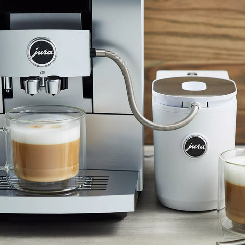 JURA Z10 Automatic Coffee Machine, Aluminum White