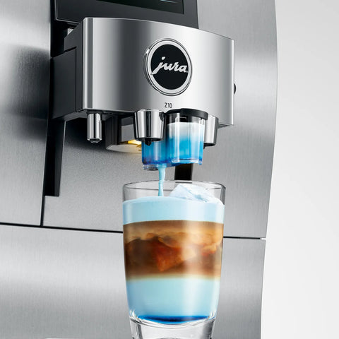 JURA Z10 Automatic Coffee Machine, Aluminum White