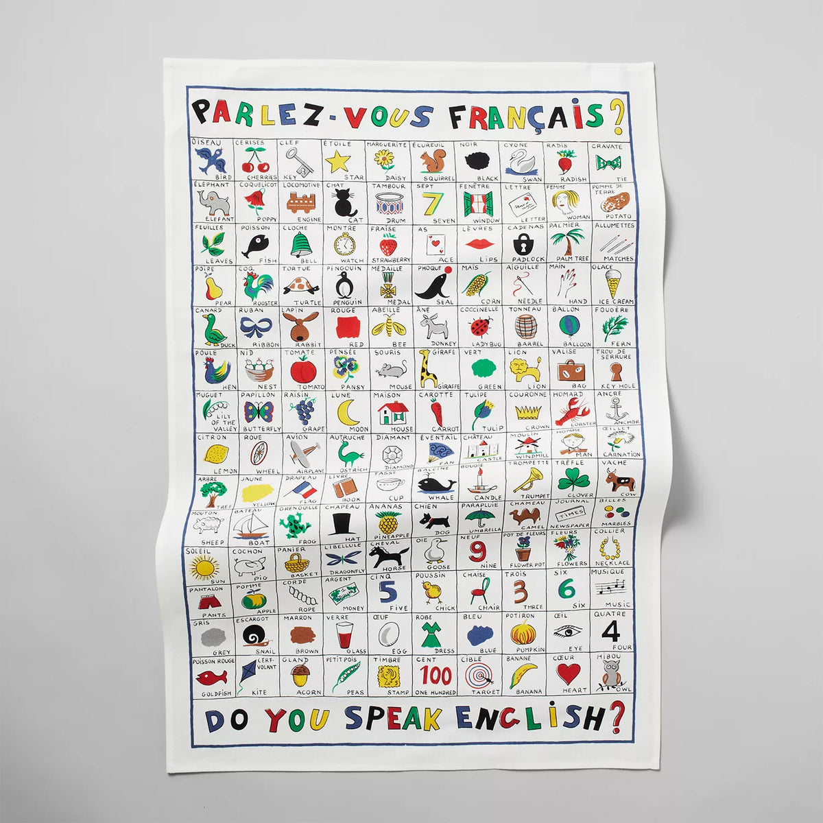 Sur La Table Parlez Vous Francais Kitchen Towel