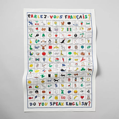 Sur La Table Parlez Vous Francais Kitchen Towel