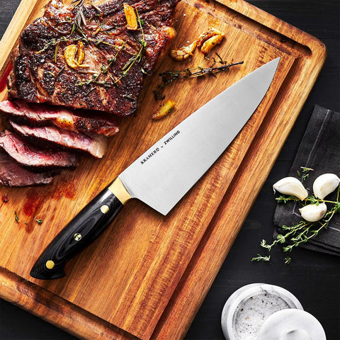 Bob Kramer 8" Carbon Steel Chef’s Knife by Zwilling J.A. Henckels