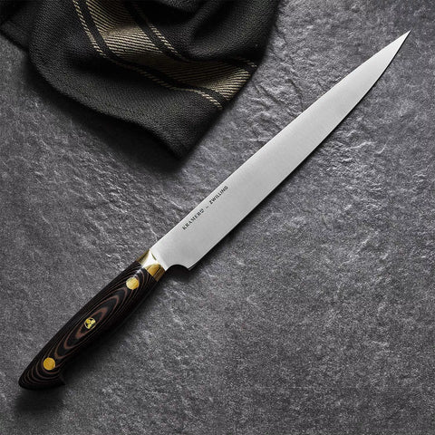 Bob Kramer 9" Carbon Steel Slicer Knife by Zwilling J.A. Henckels
