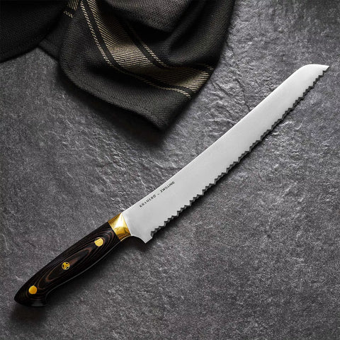 Bob Kramer 10" Carbon Steel Bread Knife by Zwilling J.A. Henckels