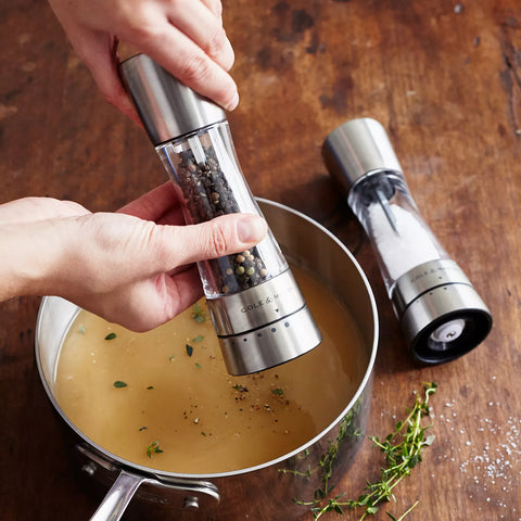 Cole & Mason Derwent Salt & Pepper Mills, Stainless Steel