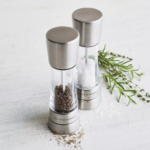 Cole & Mason Derwent Salt & Pepper Mills, Stainless Steel