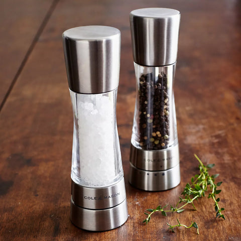 Cole & Mason Derwent Salt & Pepper Mills, Stainless Steel