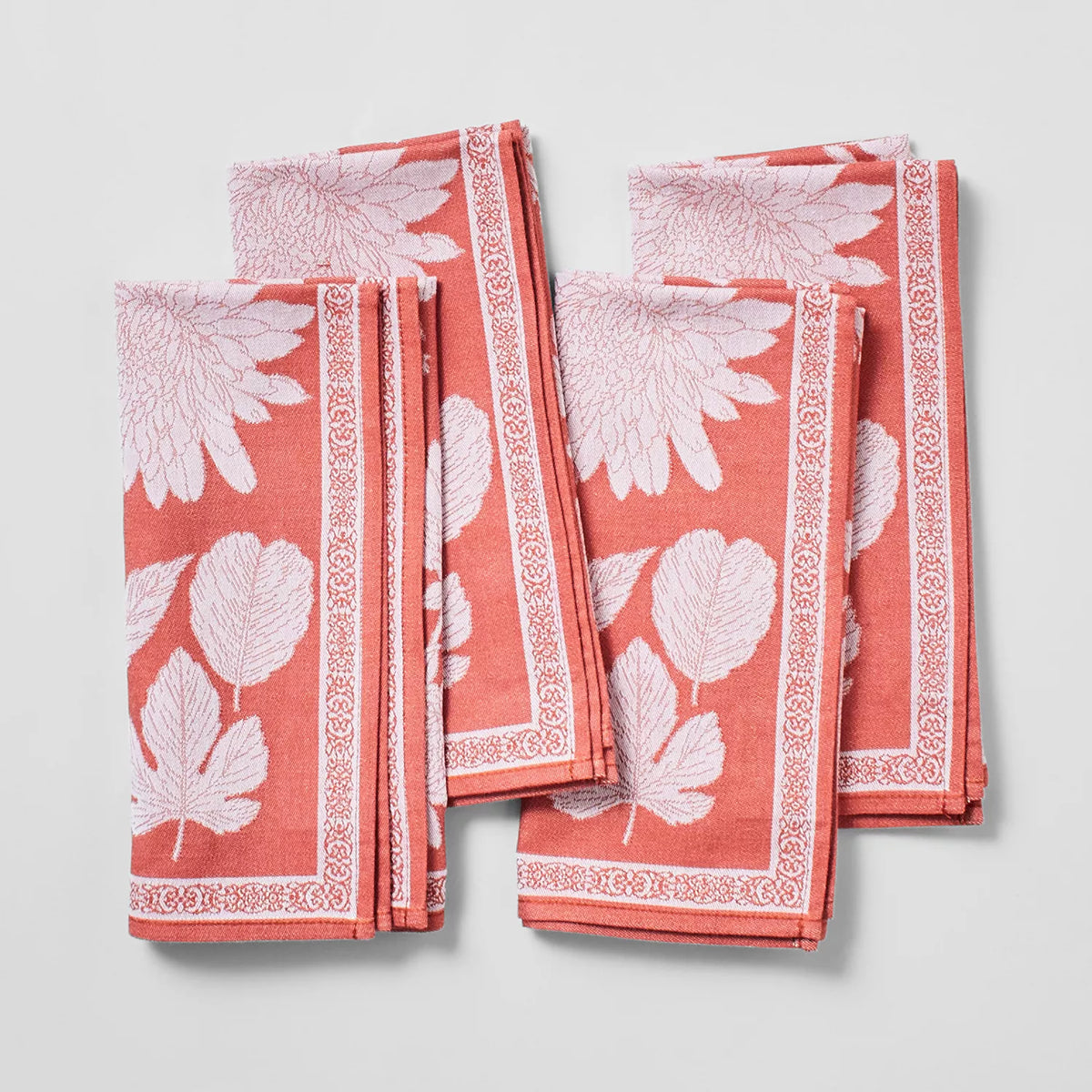 Sur La Table Jacquard Floral Napkins, Set of 4