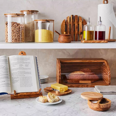 Sur La Table Olivewood Paper Towel Holder