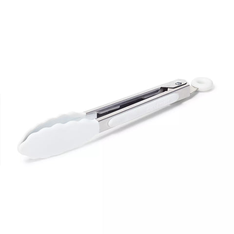 Sur La Table Silicone-Tipped Tongs, 7"