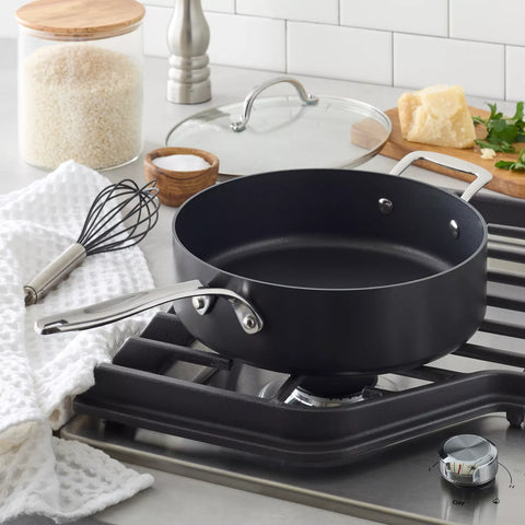 Sur La Table Signature Hard Anodized Nonstick Sauté Pan, 4 qt.