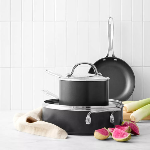 Sur La Table Signature Hard Anodized Nonstick Sauté Pan, 4 qt.