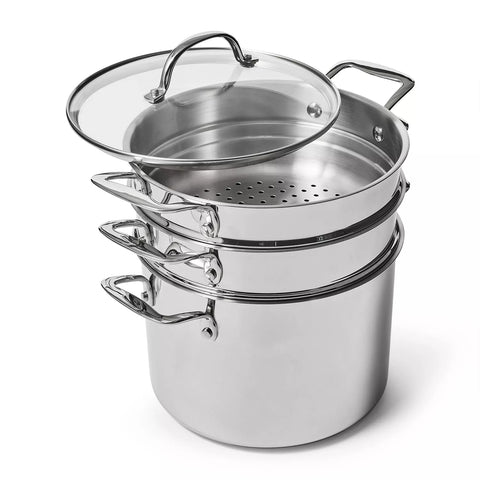 Sur La Table Signature Stainless Steel Multicooker, 8 qt.