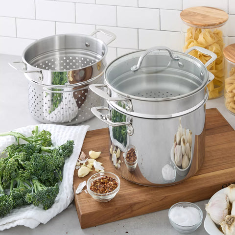 Sur La Table Signature Stainless Steel Multicooker, 8 qt.