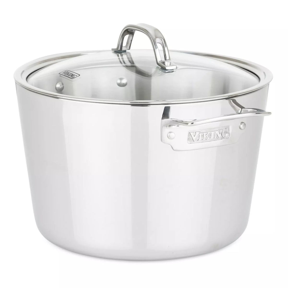 Viking Contemporary Stainless Steel Stock Pot, 8 Qt.