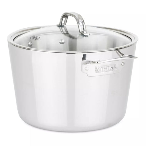 Viking Contemporary Stainless Steel Stock Pot, 8 Qt.