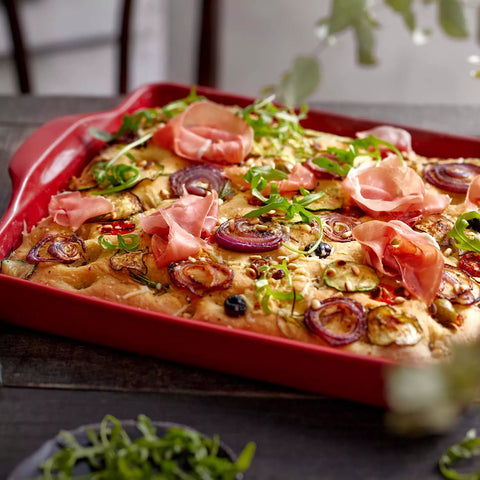 Emile Henry Focaccia & Detroit Pizza Baker