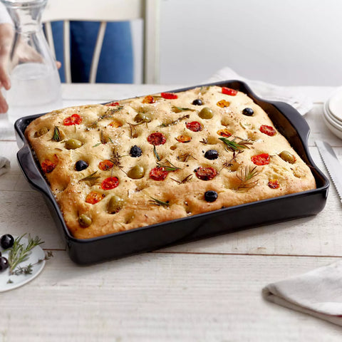 Emile Henry Focaccia & Detroit Pizza Baker