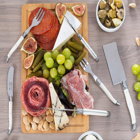 French Home 11-Piece Laguiole Style Cheese Serve Set