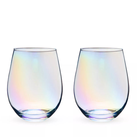 Twine Living Co. Luster Stemless Glasses, Set of 2
