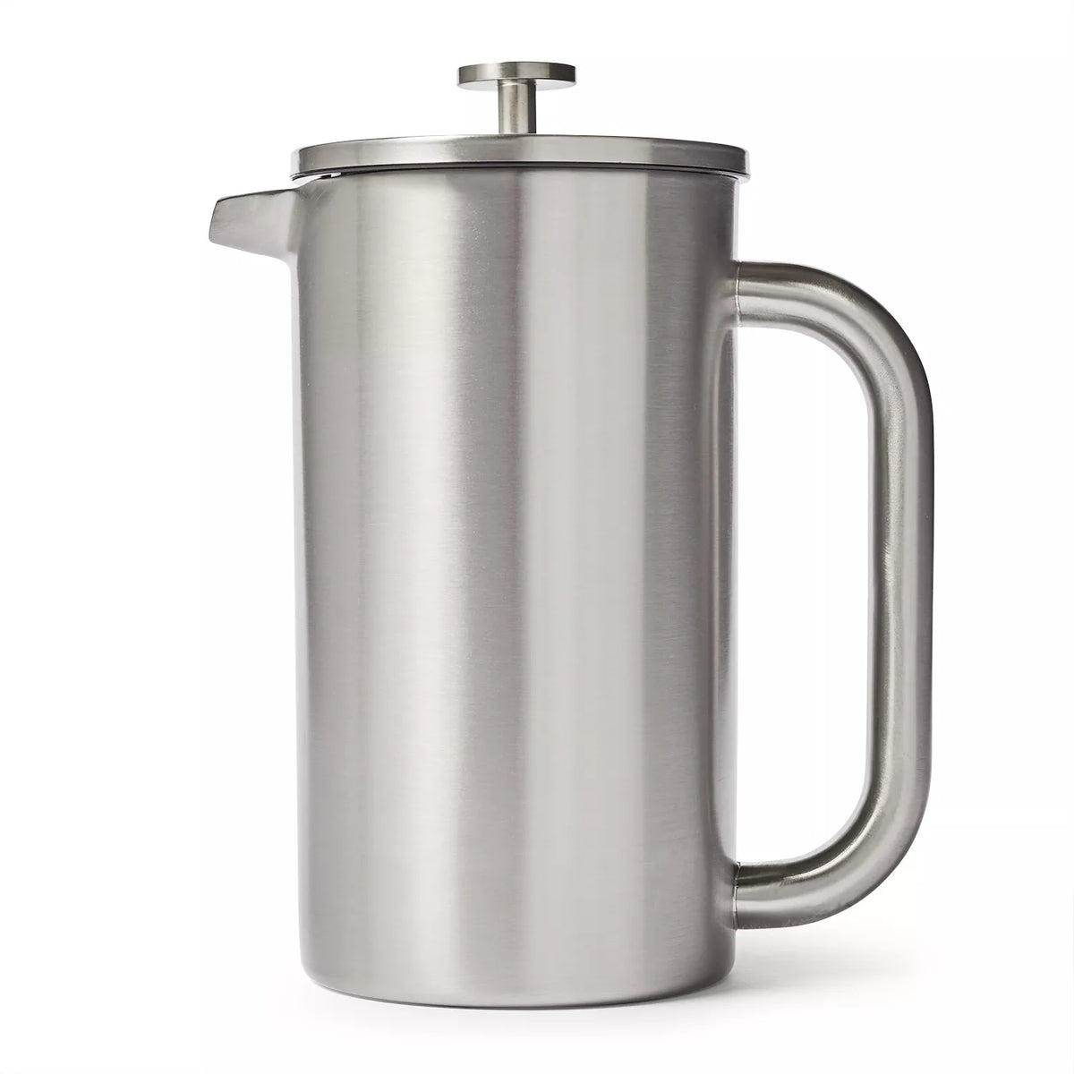 Sur La Table Double-Wall Stainless Steel French Press, 8 Cup