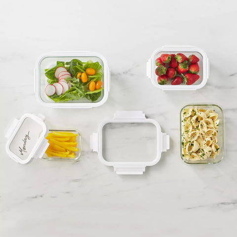 Sur La Table Glass Storage Containers, 8-Piece Set