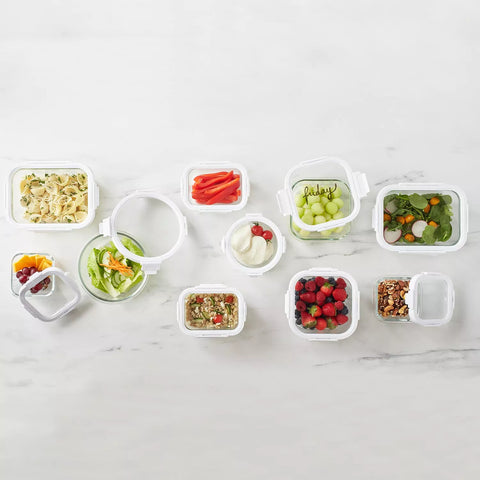 Sur La Table Glass Storage Containers, 20-Piece Set