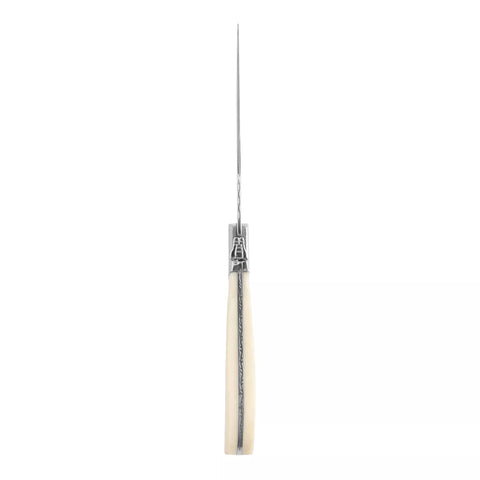 French Home Laguiole Connoisseur Steak Knives with Faux Ivory Handles, Set of 4