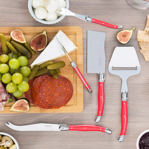 French Home Laguiole 5-Piece Cheese Knife Set