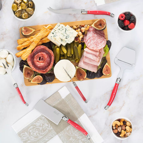 French Home Laguiole 5-Piece Cheese Knife Set