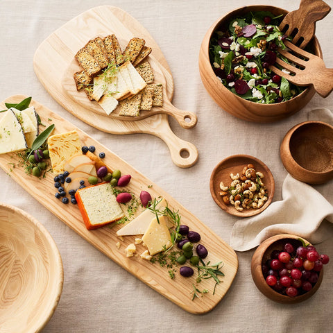 Sur La Table Acacia Wood Salad Hands